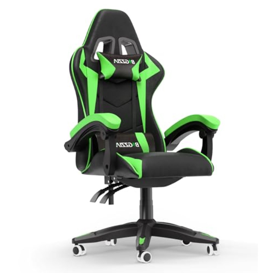 Home Office Chair - Gaming Chair with Lumbar Support for
