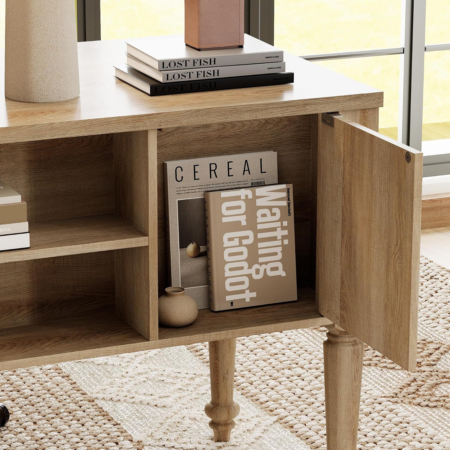 Desk Charging Station - 56'' Executive Desk Charging Station Farmhouse