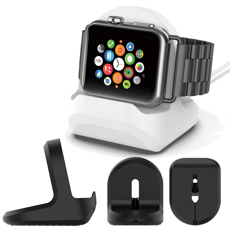 Desk Charging Station - Silicone Charger Stand For Apple Watch