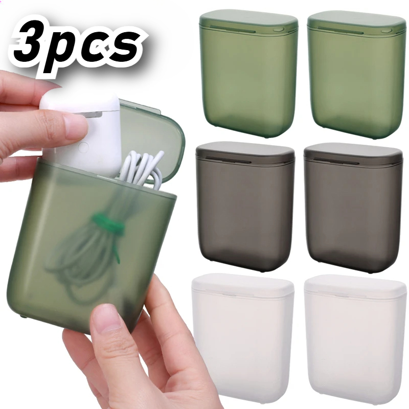 Cable Management Box - Data Cable Storage Box Earphones Charger