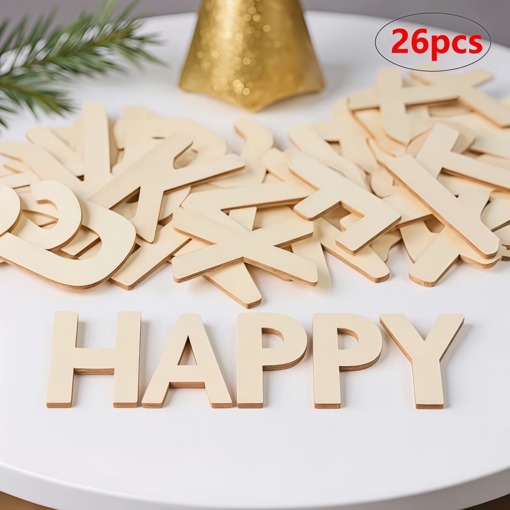 26pcs Designable Wood Letters  - огляд і ціна Letter Tray Desk