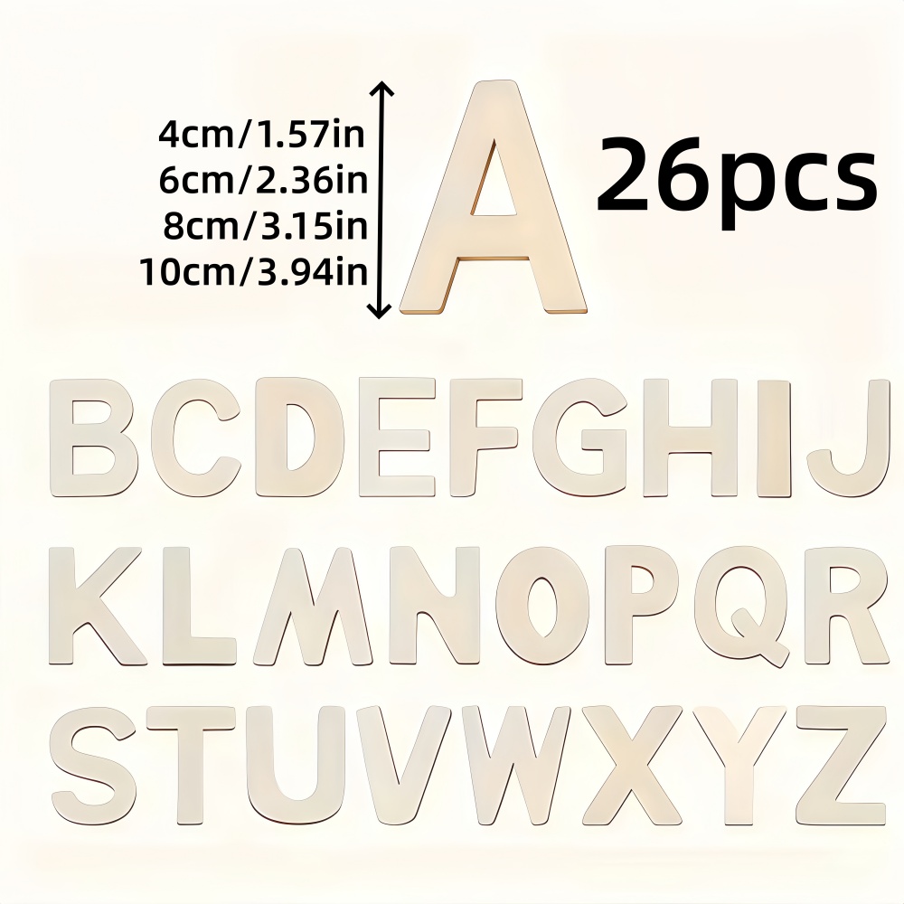 26pcs Designable Wood Letters  - огляд і ціна Letter Tray Desk