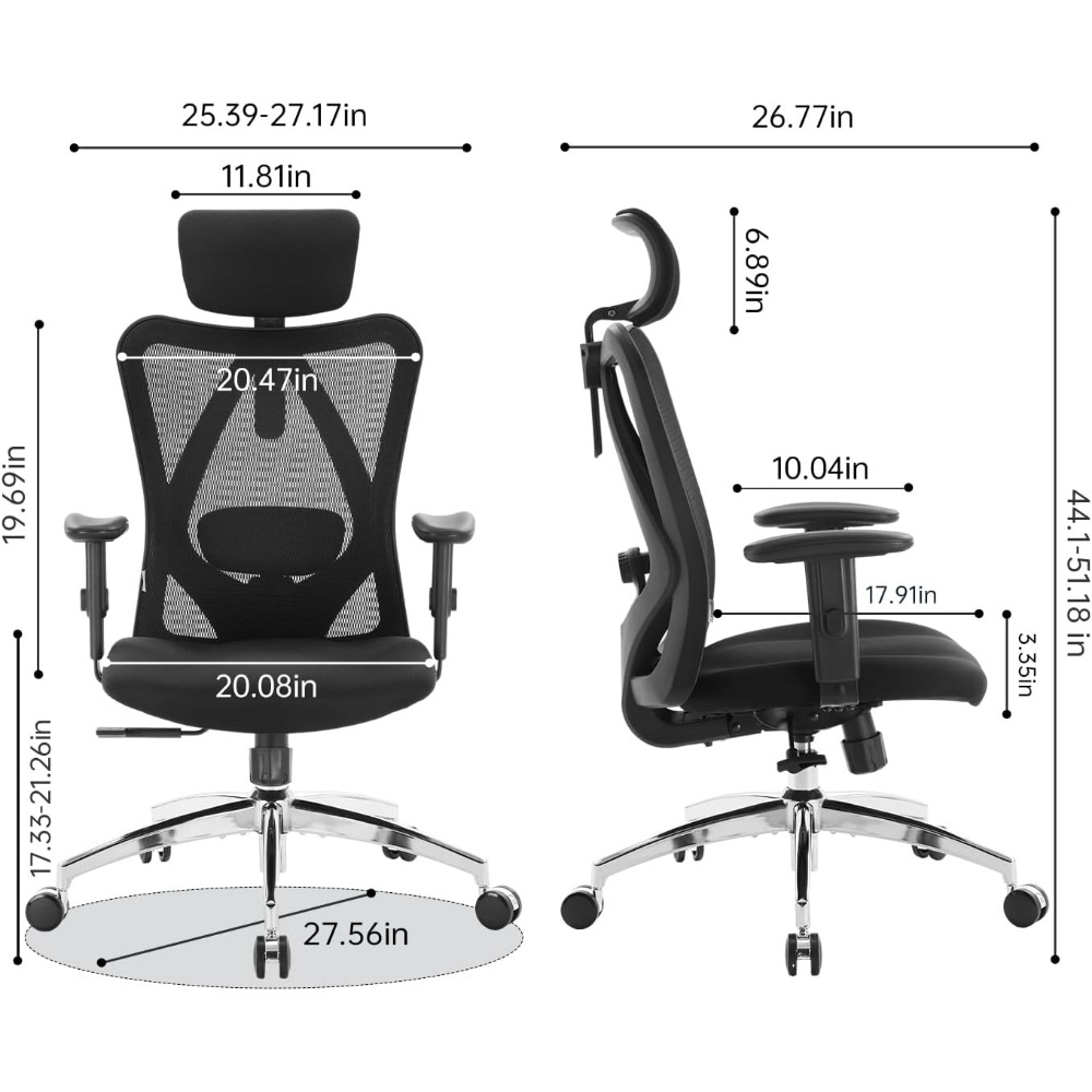 Ergonomic Mesh Desk Chair with - огляд і ціна Home Office Chair