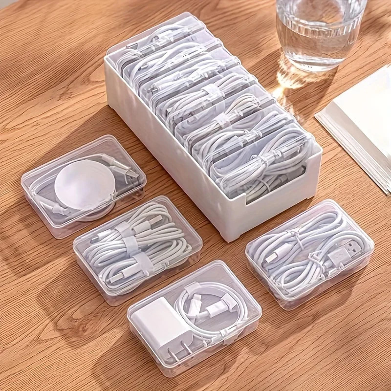 Data Cable Storage Box with 7  - огляд і ціна Cable Management Box