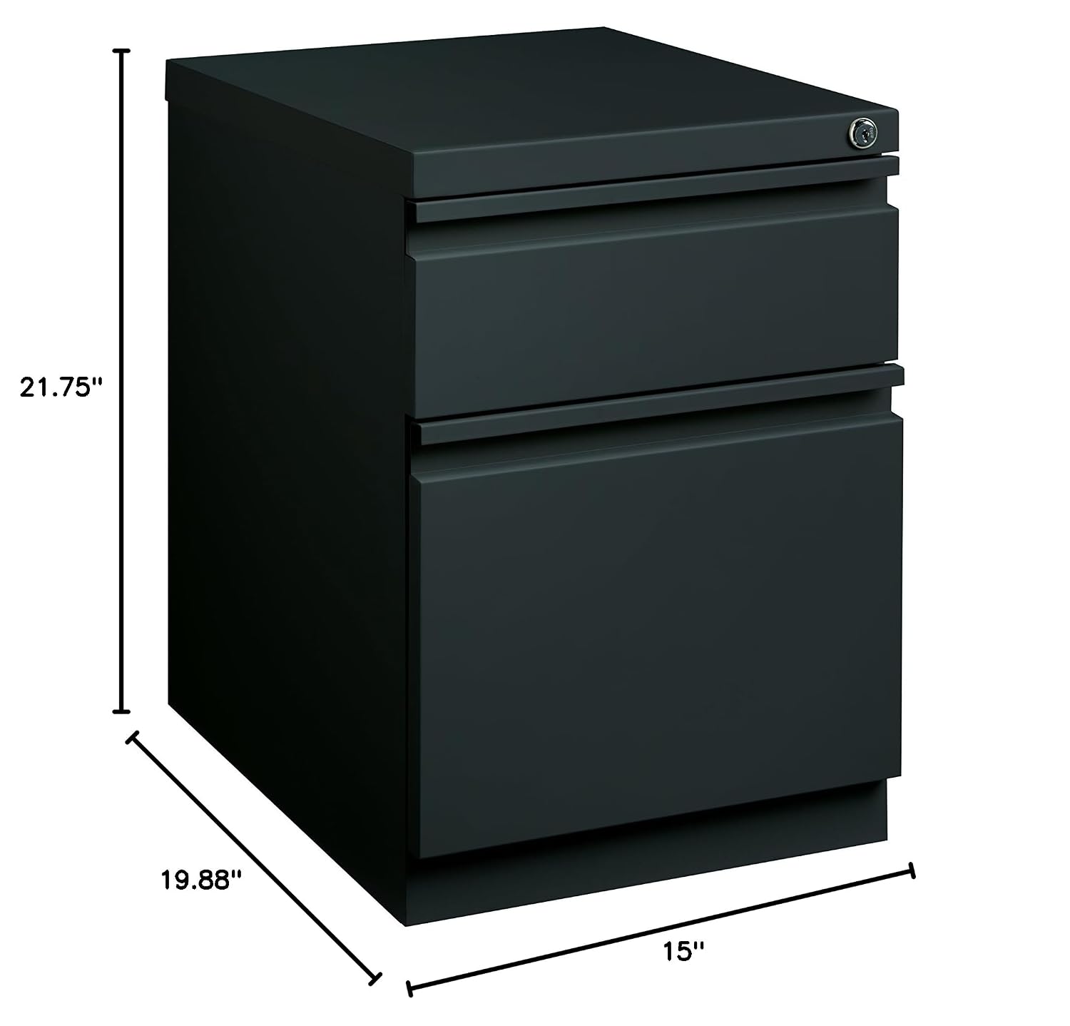 20-in Deep Mobile Pedestal Fil - огляд і ціна Drawer Pedestal Cabinet