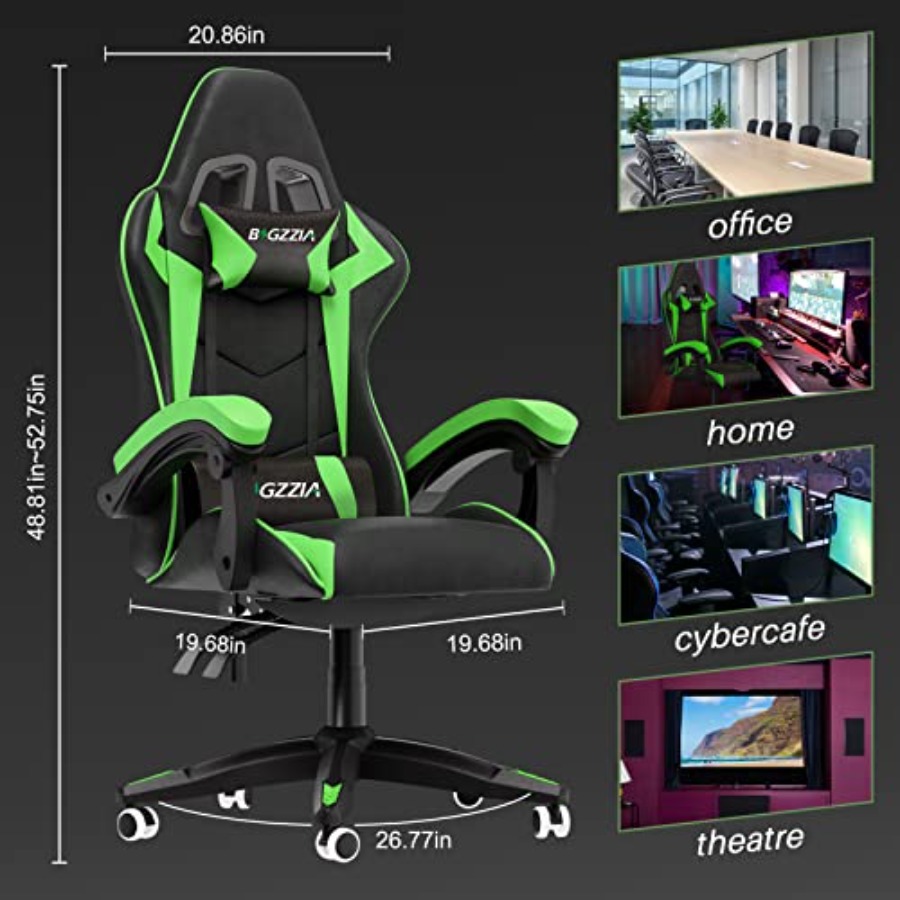 Gaming Chair with Lumbar Suppo - огляд і ціна Home Office Chair