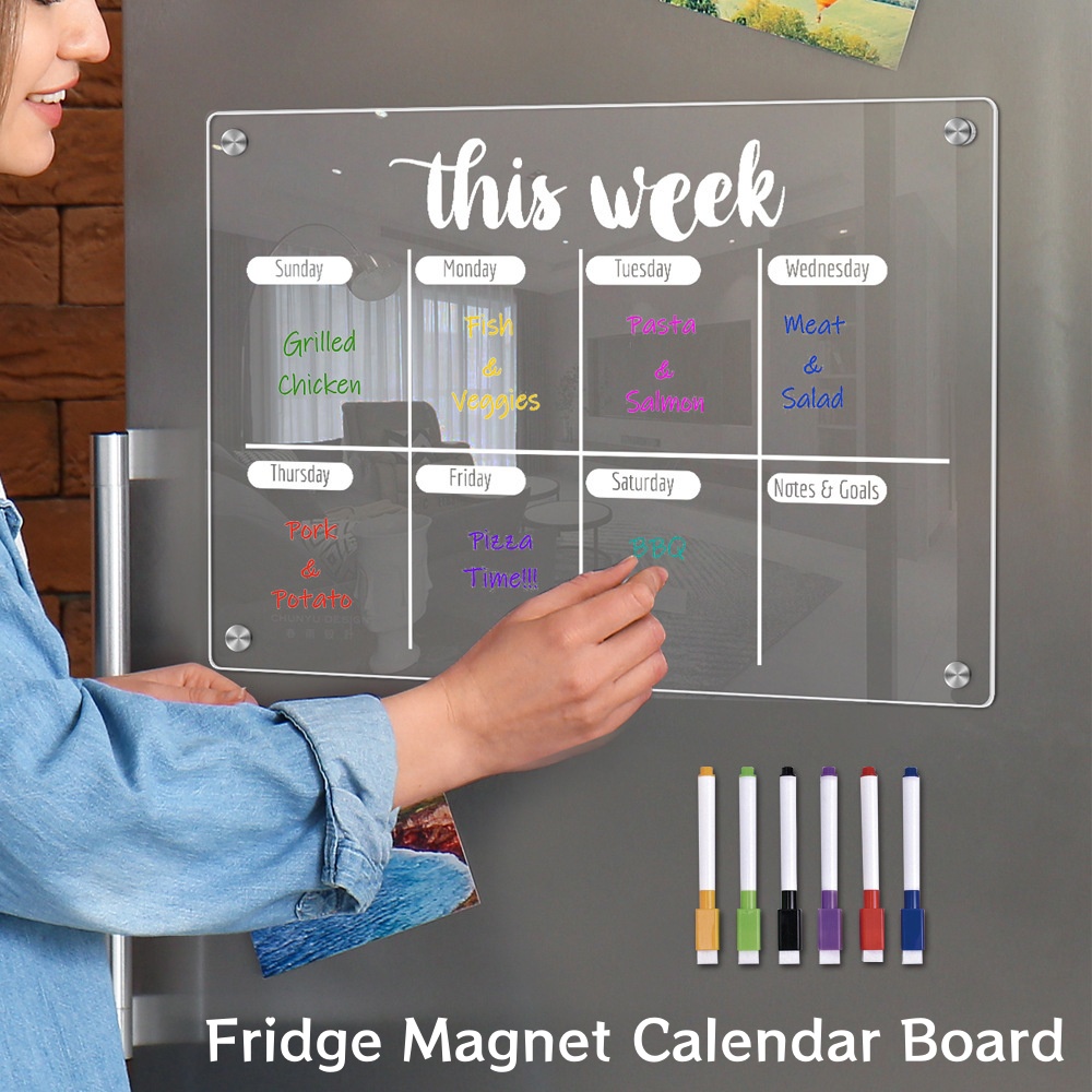 Fridge Magnet Calendar Board W - огляд і ціна Letter Tray Desk