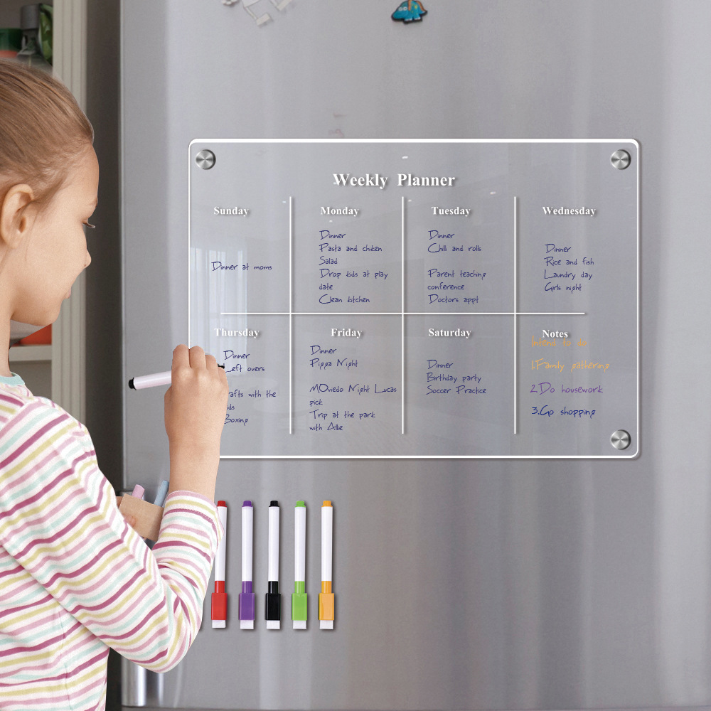Fridge Magnet Calendar Board W - огляд і ціна Letter Tray Desk