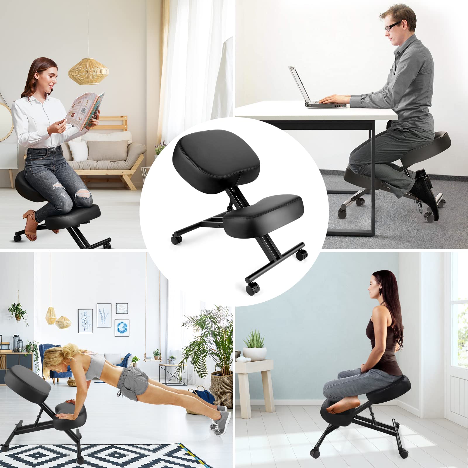 Kneeling Chair Ergonomic for O - огляд і ціна Home Office Chair