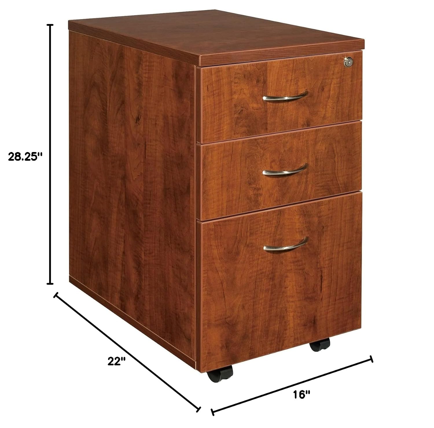 Pedestal File Cabinet 3 Drawer - огляд і ціна Drawer Pedestal Cabinet