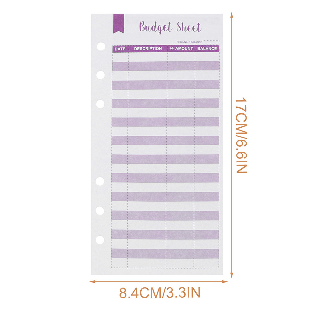 60Sheets Portable Budget Sheet - огляд і ціна Home Office Expenses
