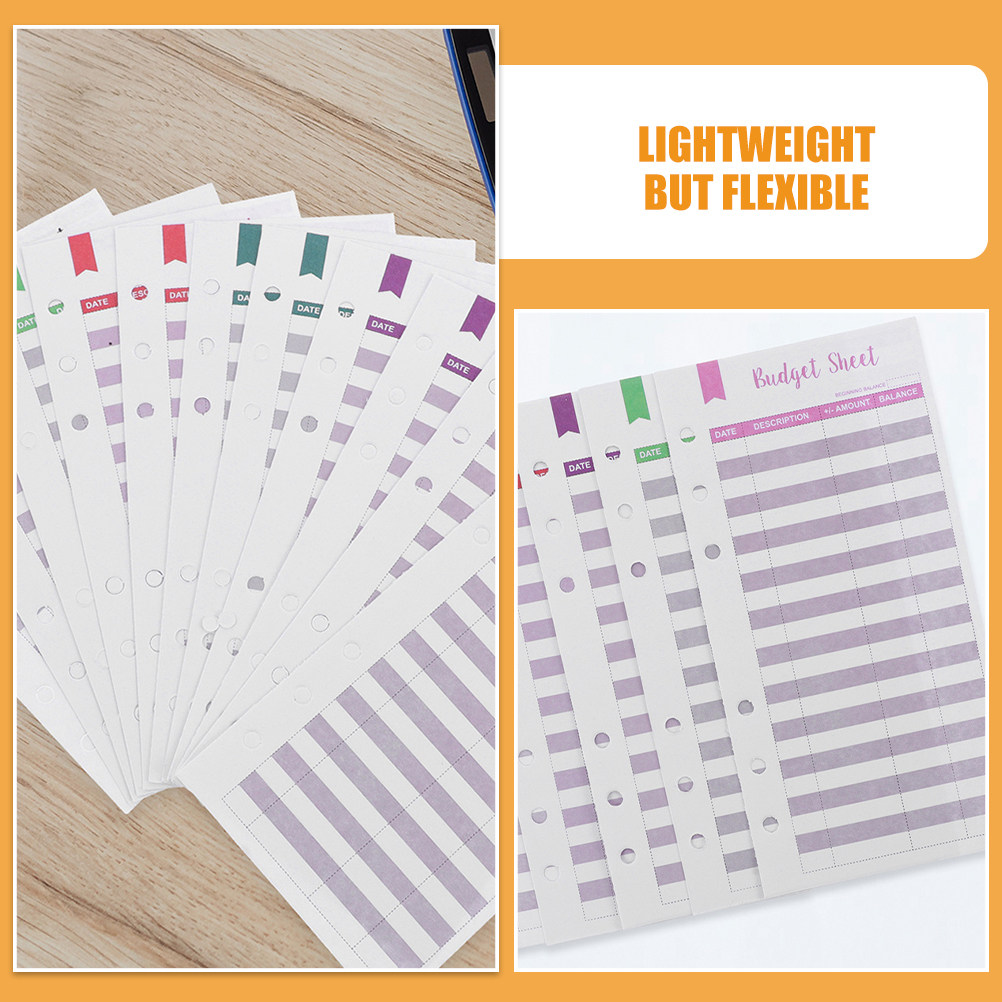 60Sheets Portable Budget Sheet - огляд і ціна Home Office Expenses