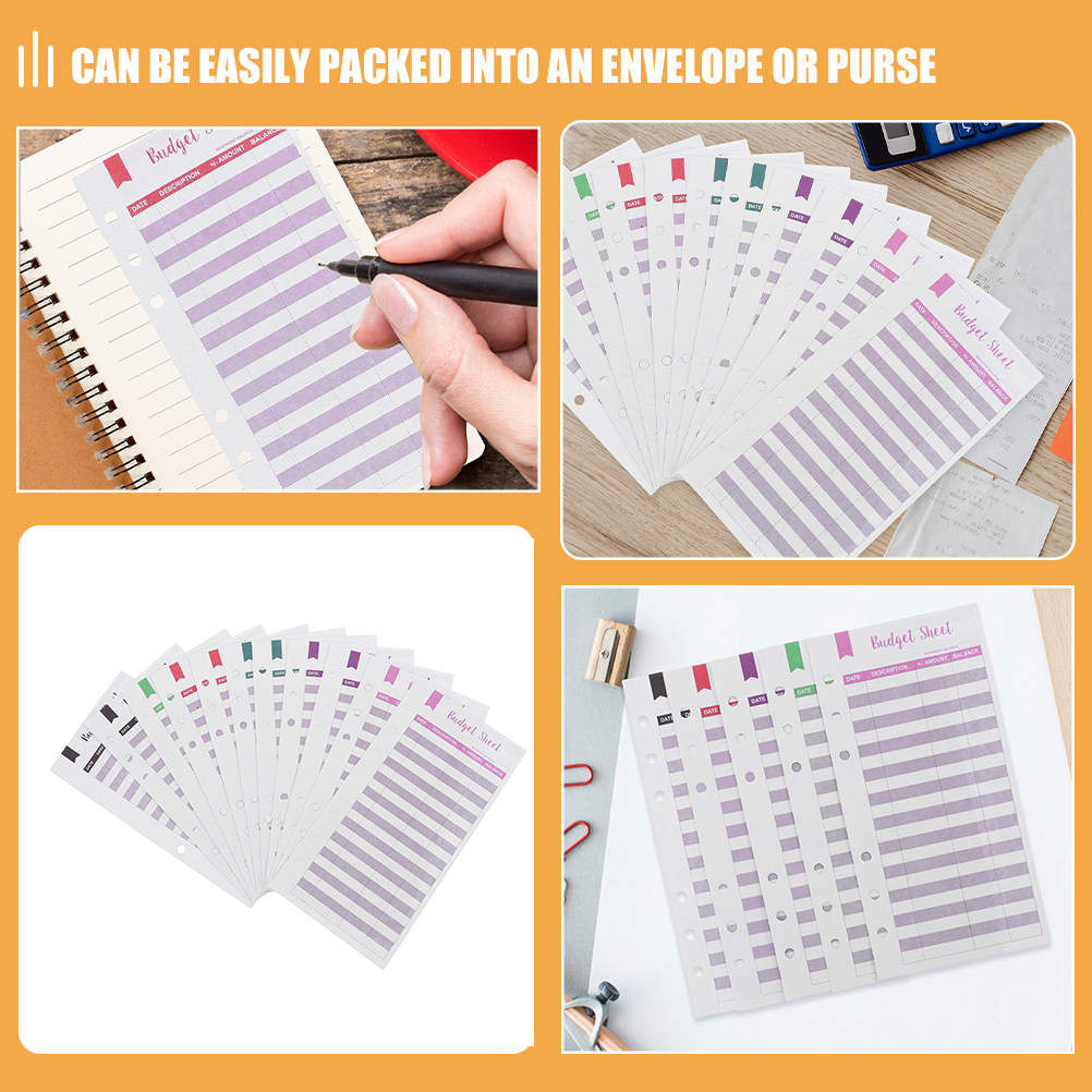 60Sheets Portable Budget Sheet - огляд і ціна Home Office Expenses