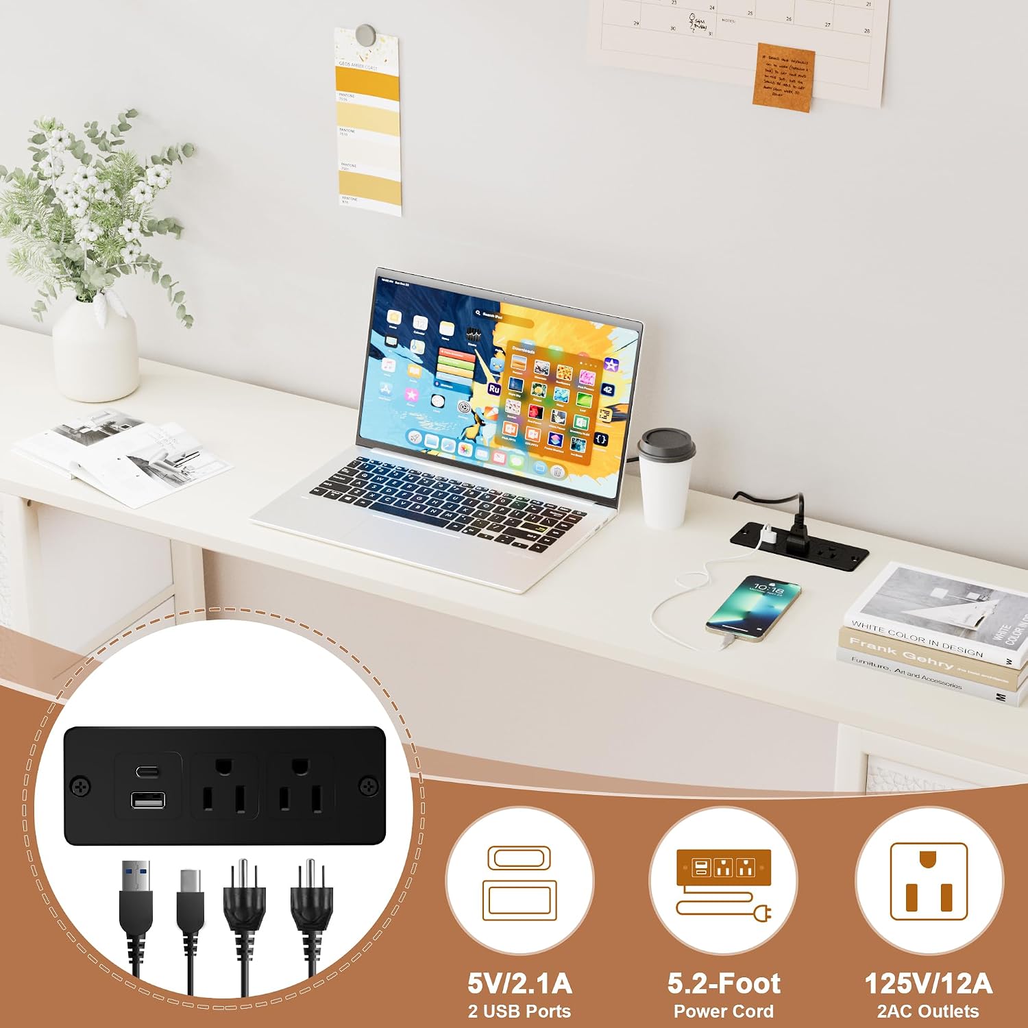 with Charging Station,RGB LED  - огляд і ціна Desk Charging Station