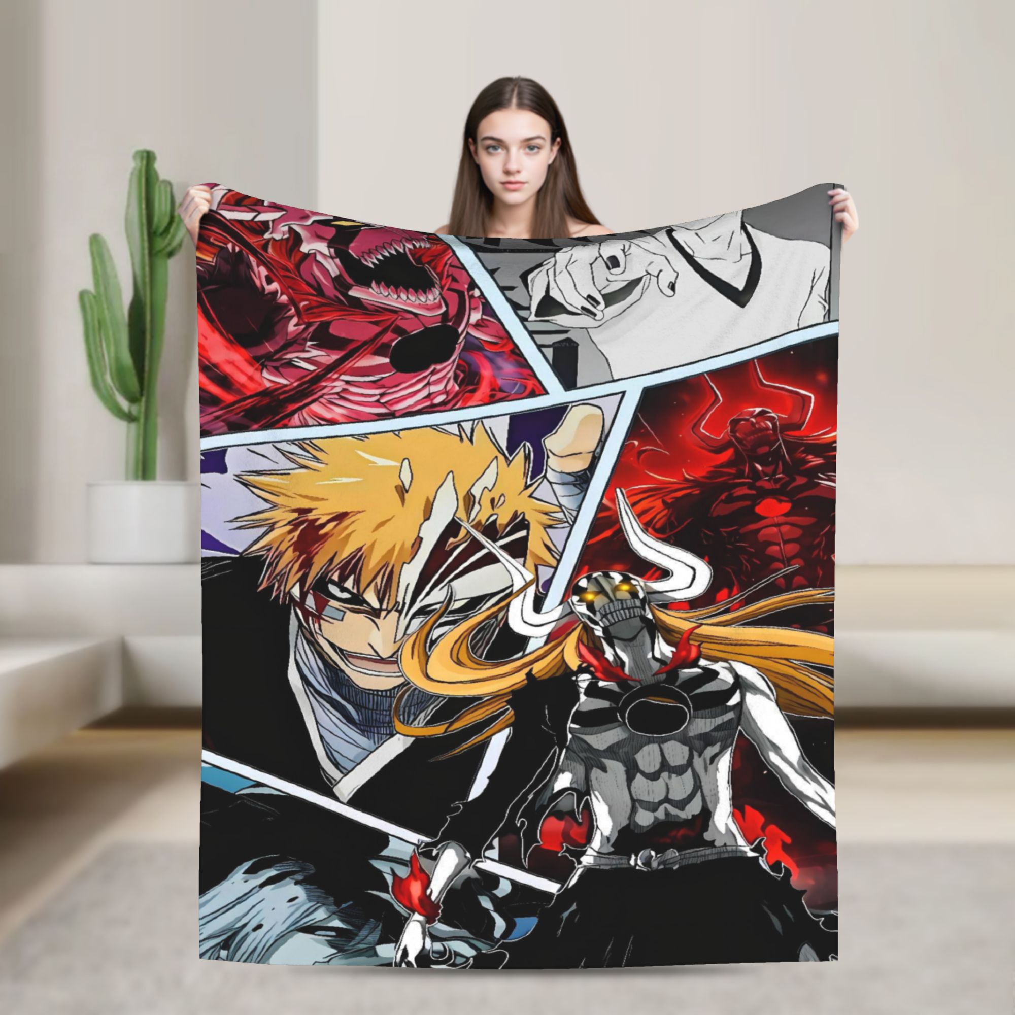 Ichigo Zanpakuto Slash Flannel - огляд і ціна Home Office Bleaching