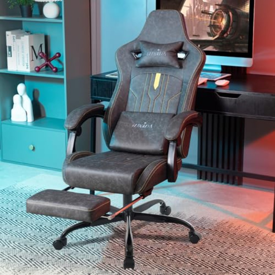 Gaming chair with footrest for - огляд і ціна Home Office Chair