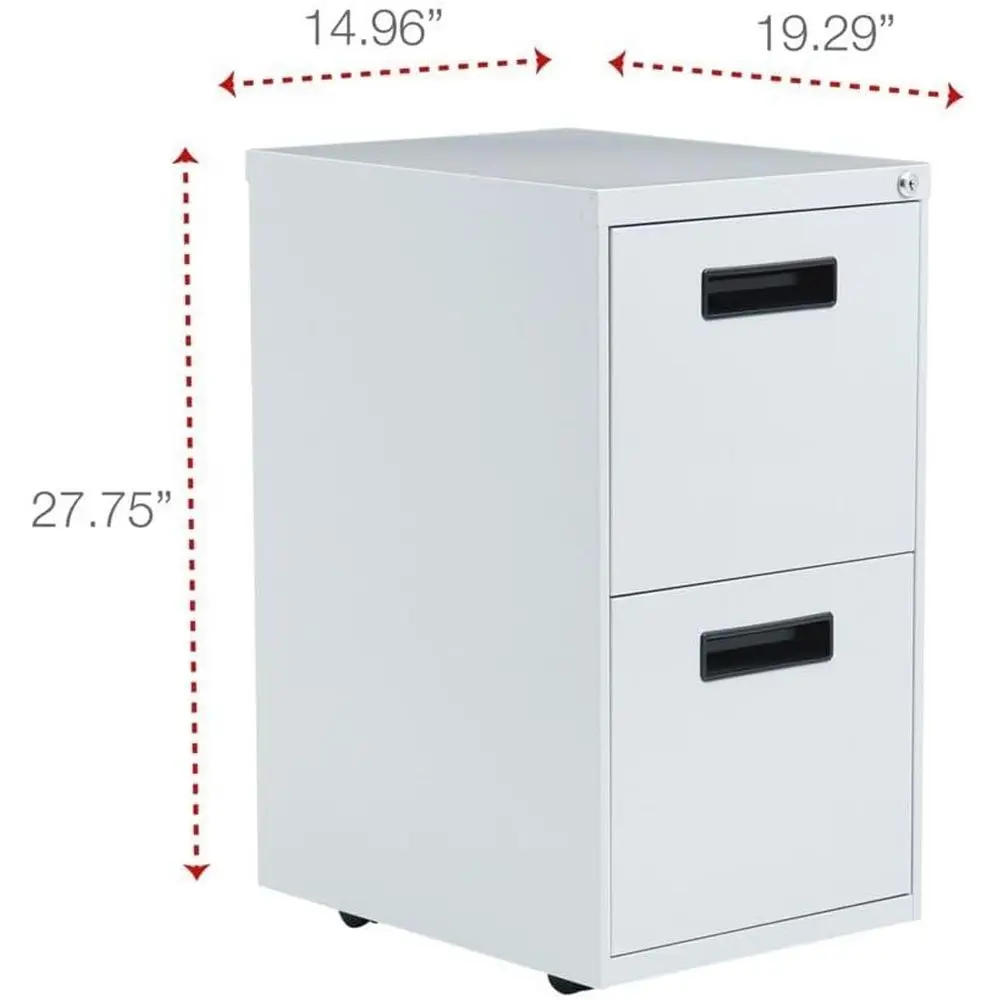 Gray Pedestal File Cabinet, 2  - огляд і ціна Drawer Pedestal Cabinet