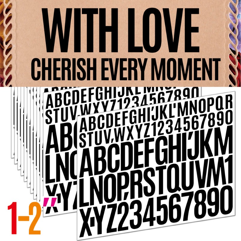 1+2 Inch Mixed Alphabet Number - огляд і ціна Letter Tray Desk