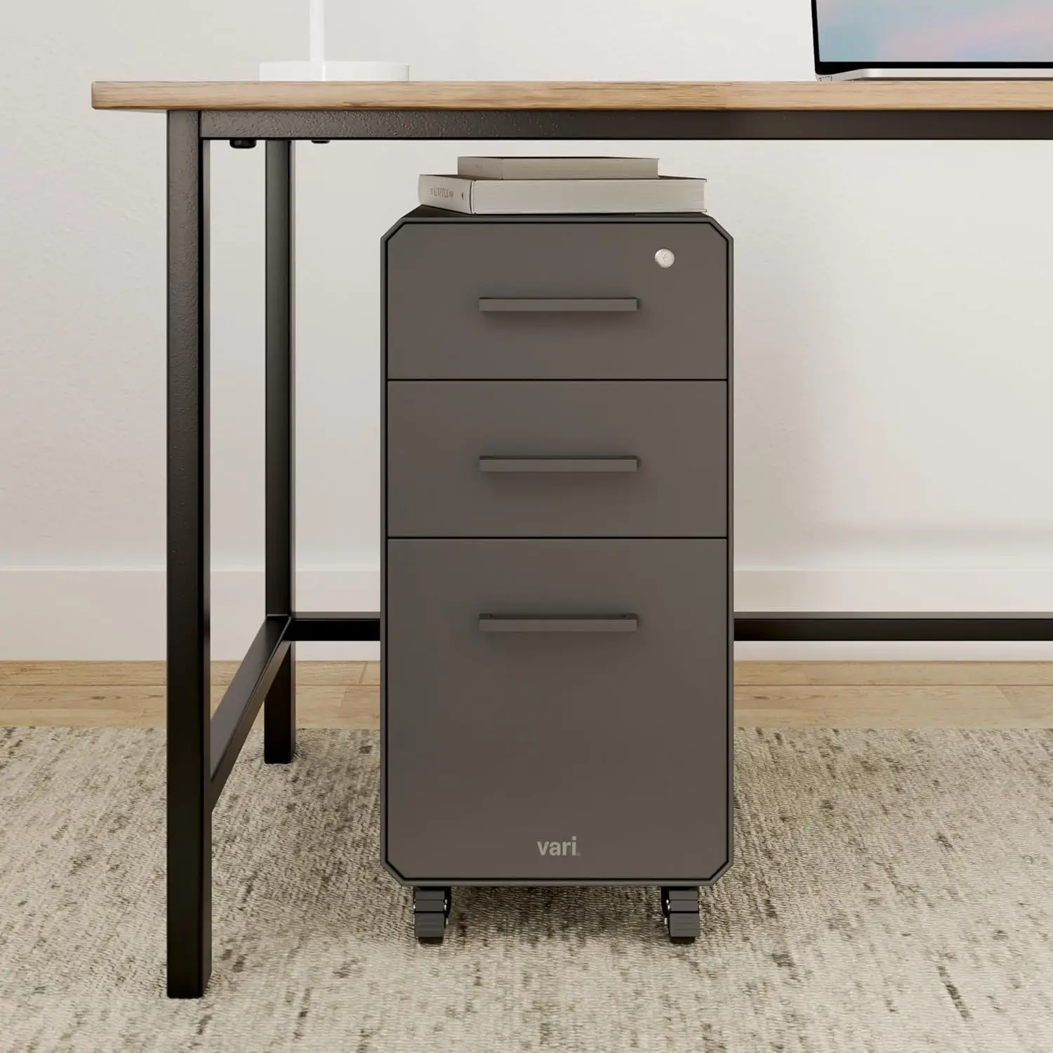 Slim File Cabinet - Three Draw - огляд і ціна Drawer Pedestal Cabinet