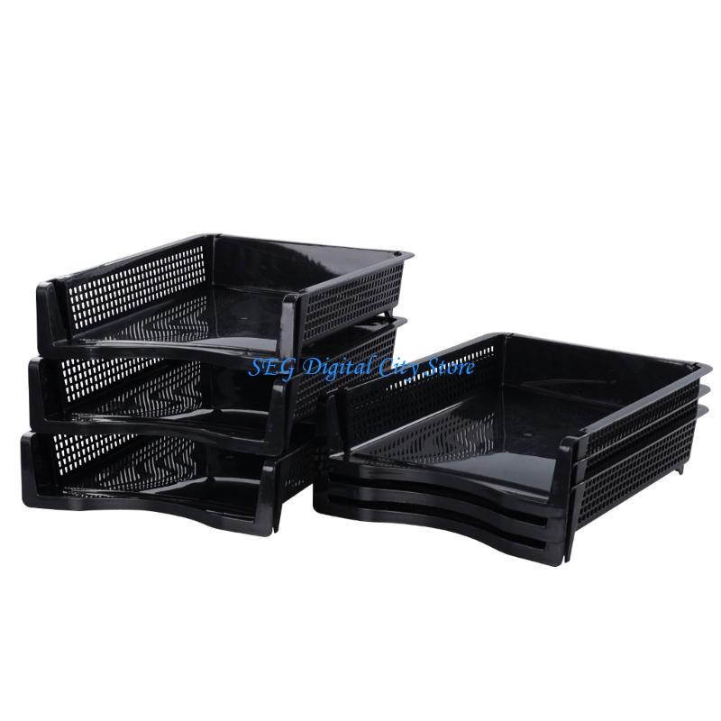 U75B Stacking Document Tray St - огляд і ціна Letter Tray Desk