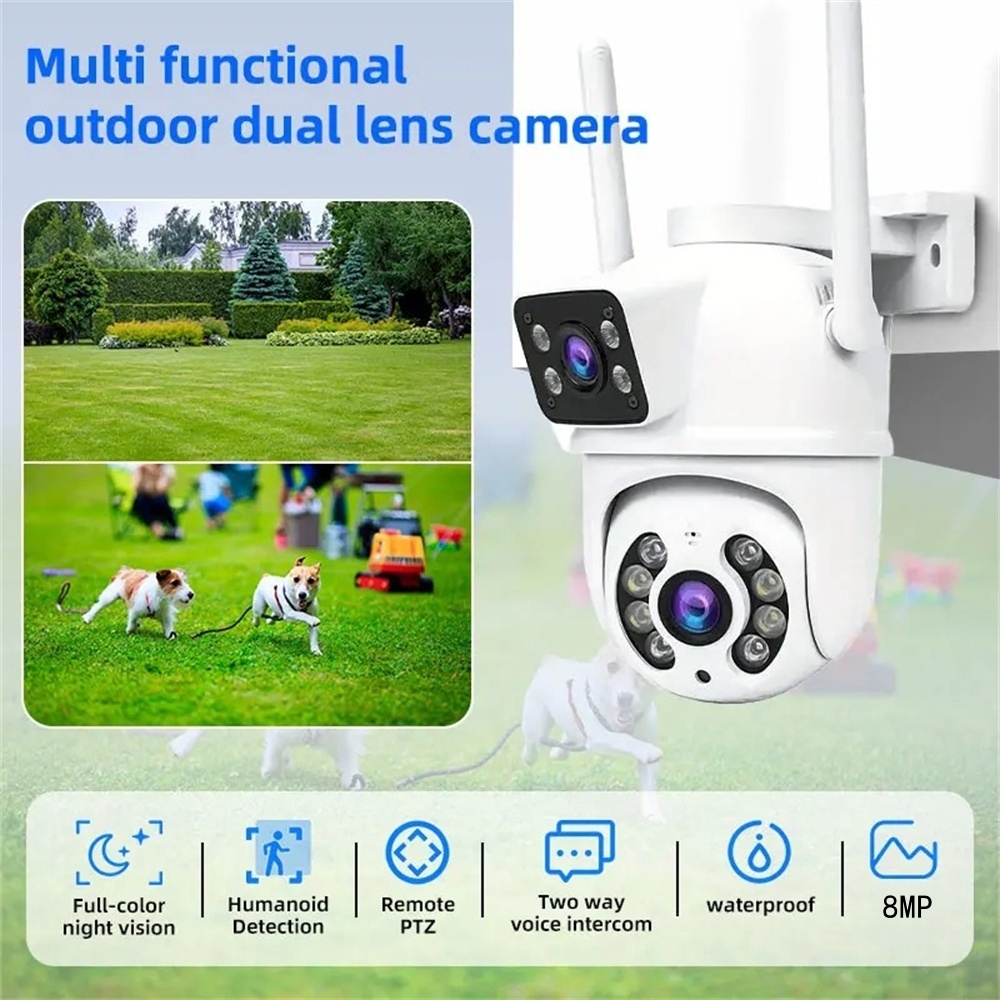 4K 8MP Wifi Camera PTZ Outdoor - огляд і ціна Home Office Email