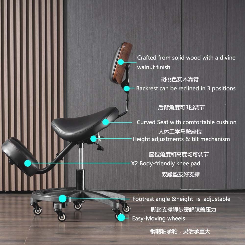 Adjustable Ergonomic Kneeling  - огляд і ціна Home Office Chair