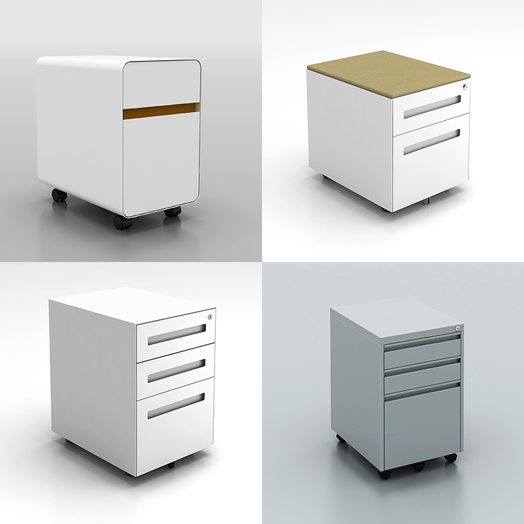 Modern Mobile Metal Pedestal w - огляд і ціна Drawer Pedestal Cabinet