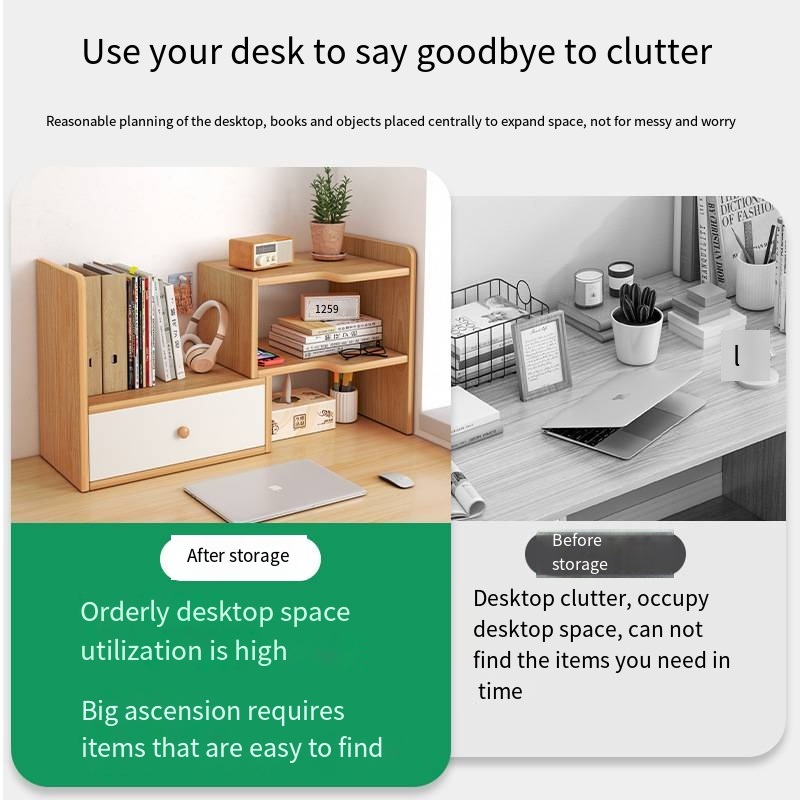 Desk Bookshelf Desktop Shelvin - огляд і ціна Letter Tray Desk